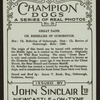 Ch. Rebeller of Ouborough.