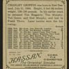 Charley Griffin.