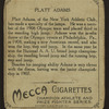 Platt Adams.