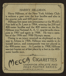 Harry Hillman.