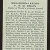 Squadron-Leader F.R.D. Swain.