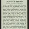 Miss Pam Barton.