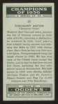 Viscount Astor.