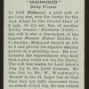 Mahmoud.