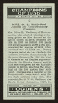 Mrs. O.L. Wadham.