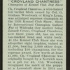 Croyland Chantress.