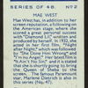 Mae West.