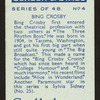 Bing Crosby.