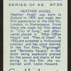 Heather Angel.