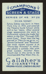 Sylvia Sydney.