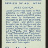 Janet Gaynor.