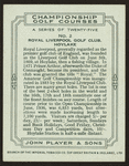Royal Liverpool Golf Club, Hoylake.