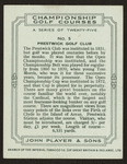 Prestwick Golf Club.
