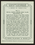 Royal North Devon Golf Club, Westward Ho.