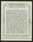 Prince's Golf Club, Sandwich.