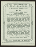 Walton Heath Golf Club (old course).