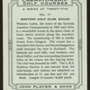 Western Golf Club, Gailes.