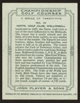 Notts Golf Club, Hollinwell.