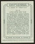 Little Aston Golf Club.