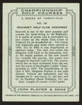 Seacroft Golf Club, Skegness.