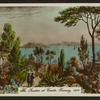 The gardens at Candie, Guernsey, 1832.