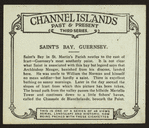 Saint's Bay, Guernsey.