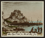 Mont Orgueil Castle from Grouville Bay, Jersey.