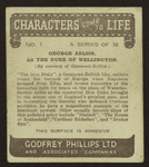 George Arliss as the Duke of Wellington.