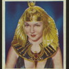 Claudette Colbert, as Cleopatra.