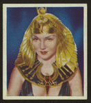 Claudette Colbert, as Cleopatra.