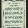 Mr. Bumble, Oliver Twist.