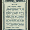 Luffey, Pickwick Papers.