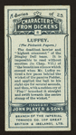 Luffey, Pickwick Papers.