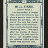 Bill Sikes, Oliver Twist.