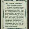 Mr. Justice Stareleigh, Pickwick Papers.