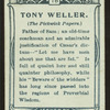 Tony Weller, Pickwick Papers.