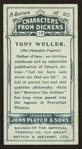 Tony Weller, Pickwick Papers.