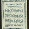 Dismal Jemmy, Pickwick Papers.