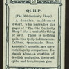 Quilp, Old Curiosity Shop.