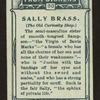 Sally Brass, Old Curiosity Shop.