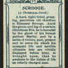 Scrooge, A Christmas Carol.