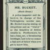 Inspector Bucket, Bleak House.