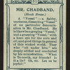 Mr. Chadband, Bleak House.