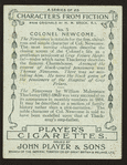 Colonel Newcome.