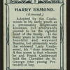 Harry Esmond, Esmond.