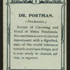 Dr. Portman, Pendennis.