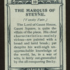The Marquis of Steyne, Vanity Fair.