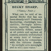 Becky Sharp, Vanity Fair.