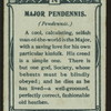 Major Pendennis, Pendennis.