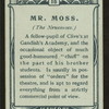 Mr. Moss, The Newcomes.